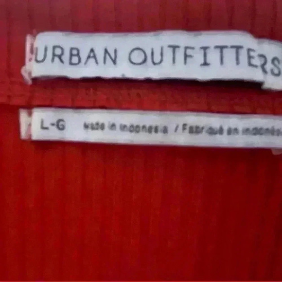 Urban outfitters size large, orange, knot tie front WT23 - Picture 2 of 2